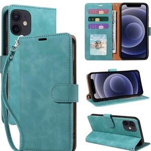 Teal Wallet Phone Case